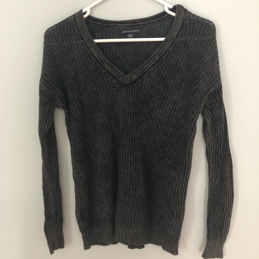 Grey American Eagle Sweater
